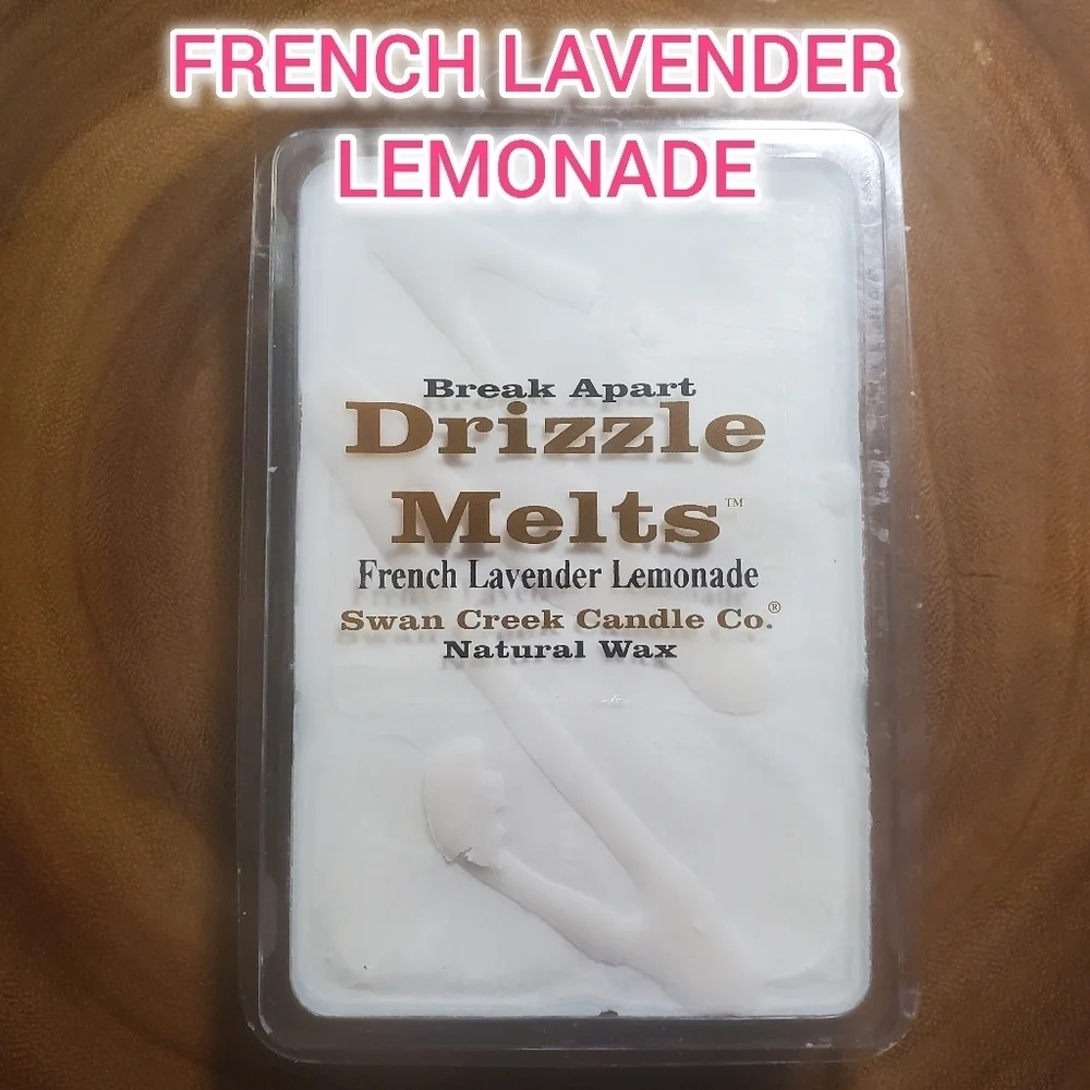 FRENCH LAVENDER LEMONADE by SWAN CREEK CANDLE CO Drizzle Melts Natural Soy Wax